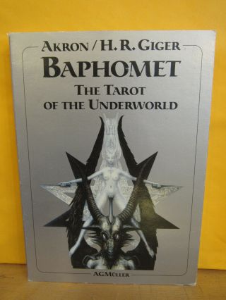 Baphomet: The Tarot Of The Underworld (1993,  1st Ed) H.  R.  Giger Akron Card Set