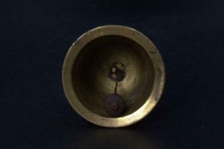 VG158 Japanese Two GOKOREI Gilt - bronze Five - pronged Vajra Bell Buddhism handbell 2
