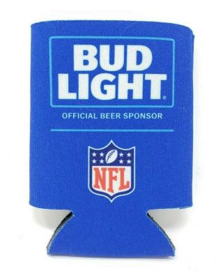 Authentic Nfl Bud Light Beer Koozie Coolie Can Hugger Licensed