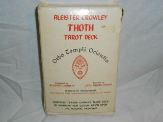 Aleister Crowley Thoth Tarot Deck - Ordo Templi Orientis 78 - Card Tarot Deck Ac78