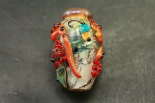 Leah Fairbanks Tapestry Lampworked Glass Bead
