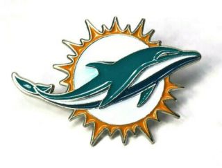 Miami Dolphins Logo Lapel Pin An Good Conditions