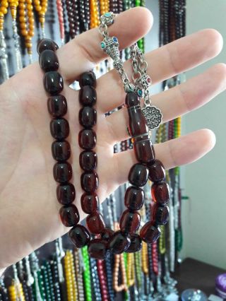 German Faturan Tasbeh Prayer Beads Islamic Masbaha Muslim Gift Tasbeh Withallah