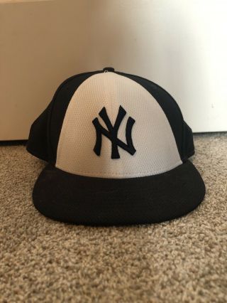 York Yankees Navy Blue & White Hat - 7 3/8