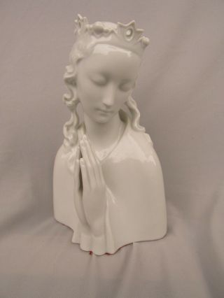 Vintage Wien Austria Ida Schwetz Lehmann Elegant Madonna Mother Mary Figurine