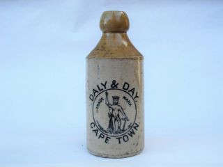Rare CAPE TOWN stoneware GINGER BEER bottle SOUTH AFRICA Neptune Daly & Day 2