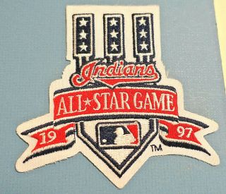 1997 Mlb Cleveland Indians All - Star Game Baseball Patch