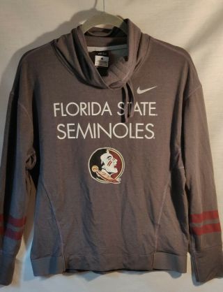 Nike Dri Fit Florida State University Fsu Pullover Sweater Medium