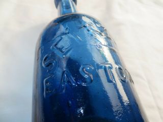Seitz & Bro Easton Pa Cobalt Blue Soda Or Ale Bottle Iron Pontil