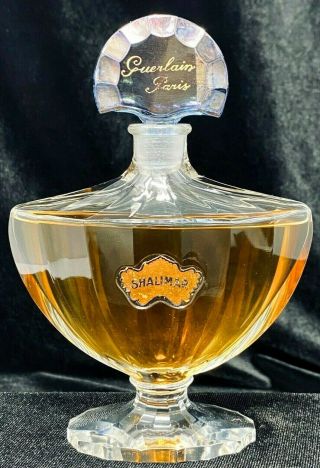 Guerlain Shalimar Baccarat 70ml 5 9/16 " Tall 90,  Full Parfum Extrait Ships