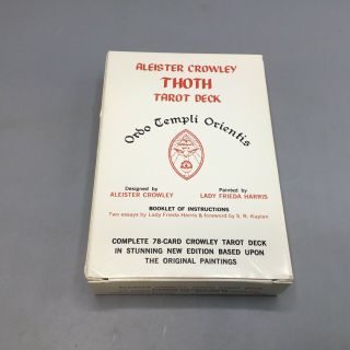 Aleister Crowley : Thoth Tarot Deck - Ordo Templi Orientis 78 - Card Tarot Deck