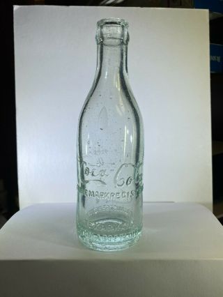 Pre 1909 Texarkana (no State) Mid Script Coca - Cola Straight Side Bottle 5 - 13