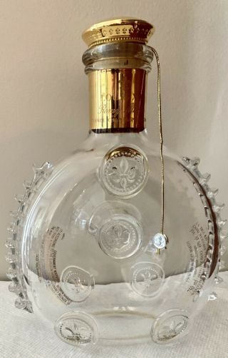 Louis Xiii Remy Martin Classic Decanter Empty Bottle Box,  Topper,  Display Case
