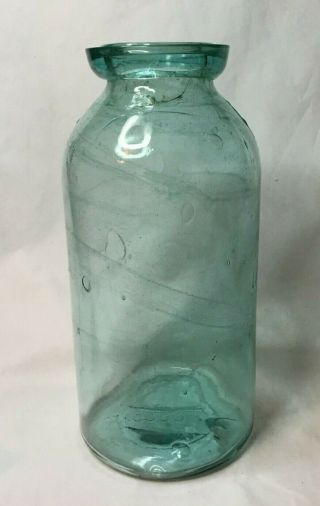 Vintage Half Gallon Wax Seal Sealer Fruit Jar Canning Jar Fcg Co.  17