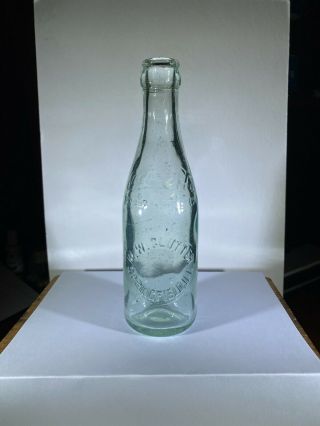 1912 Springfield,  Ill.  Shoulder Script Coca - Cola Straight Side Bottle 5 - 05