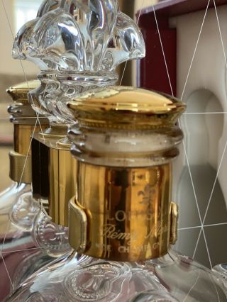 REMY MARTIN Louis XIII Grand Cognac Empty Bottle Decanter W/Case & Box 750 ML 3