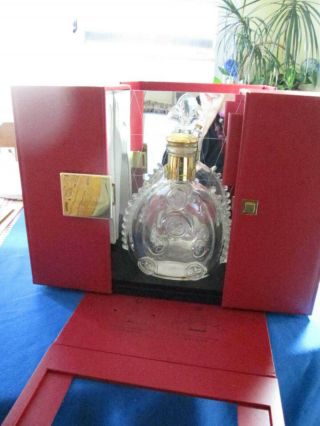 Louis Xiii Remy Martin Cognac Bottle In Case W/stopper,  (empty) Cond.