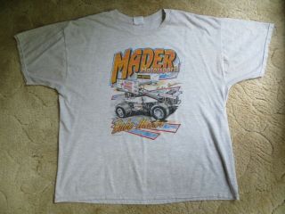 Babe Mader 1M 2001 PA Posse World of Outlaws Sprint Car Shirt 2XL 2