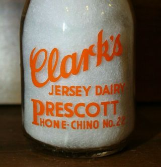 Milk Bottle Vintage Clark 