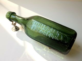 " Christian Schlepgrell Soda Water Charleston S.  C.  Return This Bottle "