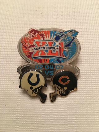 Indianapolis Colts Chicago Bears Bowl Xli 41 Pin By Peter David Nfl