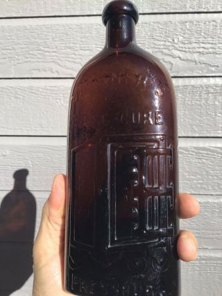 Warner’s Safe Cure Pressburg Brown Antique Bottle
