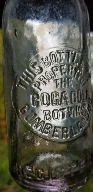 Property of Coca Cola Bot.  Wks.  Cumberland Maryland Straight Side Coca Cola 3