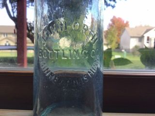 John Orth 1890s Beer Minneapolis Rare Blob Birkhofer Brewing Minnesota Mn Bottle