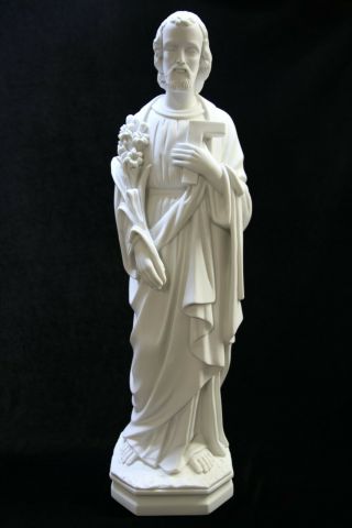 24 Inch Saint St.  Joseph The Worker Catholic Religious Statue Figurine Sculpture