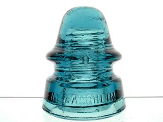 Dark Delft Blue Mclaughlin No 19 Glass Signal Insulator