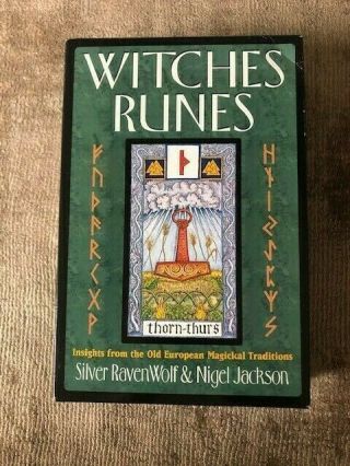 Witches Runes Tarot,  Silver Ravenwolf & Nigel Jackson,  Rare,