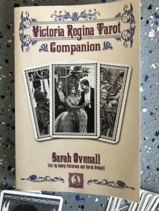 Victoria Regina Tarot Companion - Sarah Ovenall - Book,  78 Tarot Card Deck 2