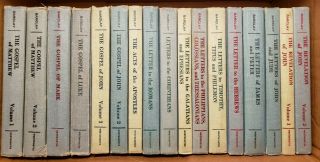 Complete 17 Volume William Barclay’s Daily Bible Study Hardback 1950s & 