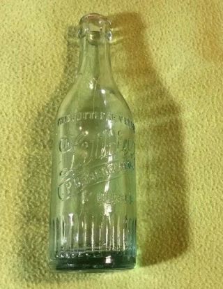 Vtg Mineral Water Bottle Lithia Water Co.  Pueblo Colo.  Egan