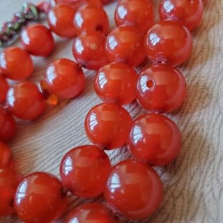 33 Prayer Beads 57 gram vintage German amber cherry bakelite Faturan 3