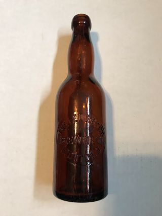 The Leo Ebert Brewing Co Ironton Oh O Pint Ohio Blob Beer Bottle