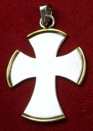 Bertha’s Vintage Sterling Silver Our Lady Of Guadalupe Shrine Pilgrimage Cross