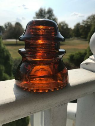 Cd 154 Dominion - 42 Insulator Orange Amber