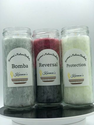3 Candles - Destruction Package – Bomba,  Reversal And Protection Candle