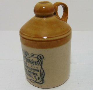Salesman Sample / Miniature Flagon - James Smith Lambeth London c1900 ' s 3