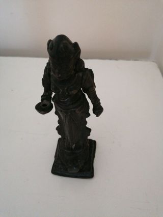Antique Hindu Traditional Indian Bronze Statue joss stick holder 2