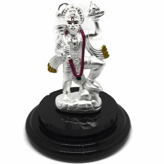 999 Pure Silver Lord Hanuman Idol/statue/murthi Figurine 01