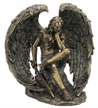 6.  5 Inch Lucifer Fallen Angel Statue Satan Evil Devil Decor Figurine Diablo
