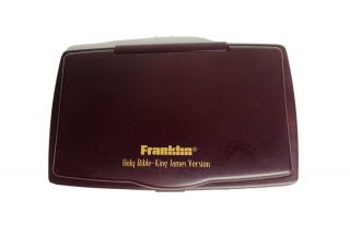 Franklin Electronic King James Version Holy Bible Kjv - 450 Handheld Batteries