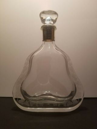 Richard Hennessy Baccarat Crystal Cognac Collector Bottle Decanter -
