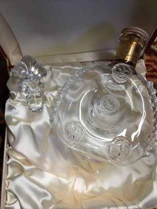 Remy Martin Louis Xiii Baccarat Crystal Cognac Decanter With Stopper And Case