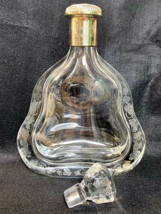 Empty Bottle Hennessy Richard Decanter Baccarat Crystal From Japan