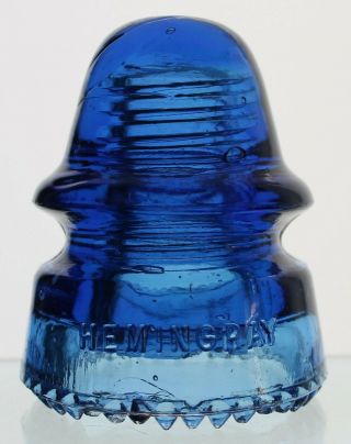 Cobalt Blue Cd 162 Hemingray No 19 Glass Insulator