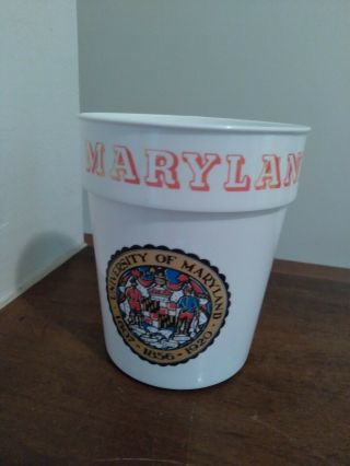 Maryland Football Season Souvenir Game Day Cup,  Plastic,  Vintage