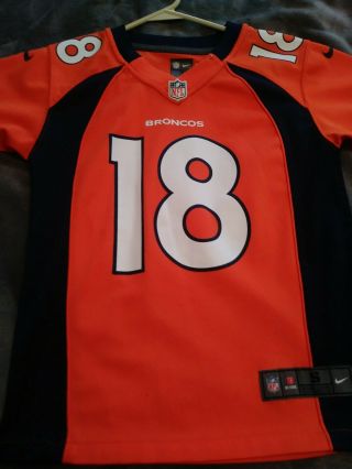 Peyton Manning Denver Broncos Jersey Nike 18 - Youth Small